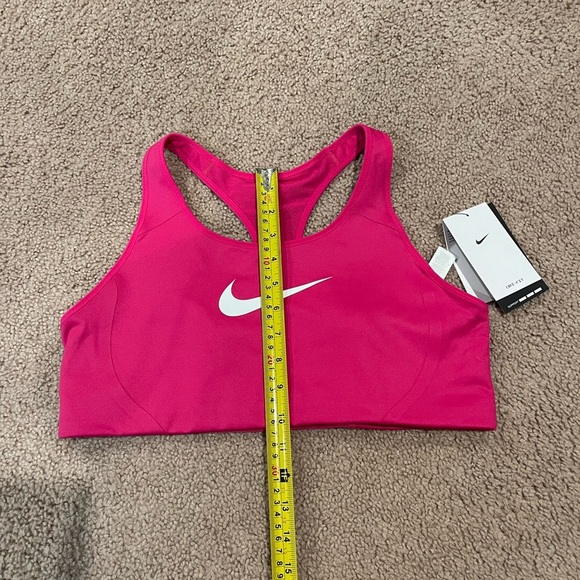 NIKE Dri-Fit Swoosh Active Racerback Sports Bra - Picture 5 of 7